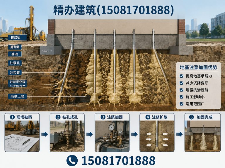 肥乡区邯郸注浆施工展示图